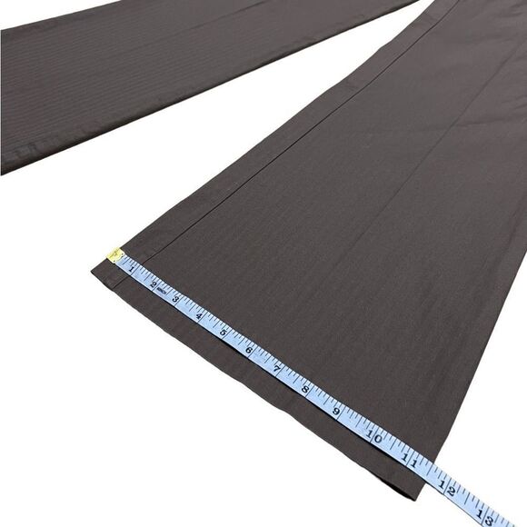 BCBGeneration high waist flare leg pinstriped trousers brown size 6 - Picture 11 of 14